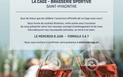 La Cage – Brasserie sportive : Ouverture officielle