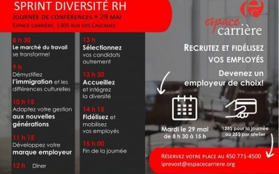 Espace Carrière : Sprint diversité RH – Journée de conférences