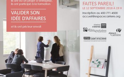 Atelier : Valider votre idée d’affaires