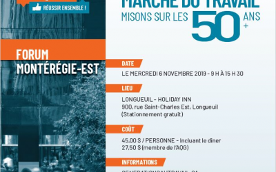 Action-Emploi : Forum Marché du travail – Misons sur les 50 ans et plus!