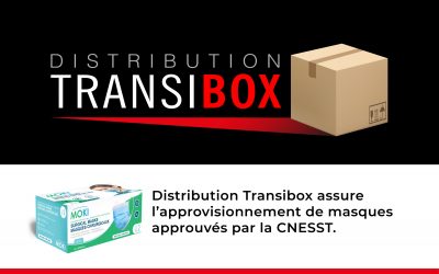 Distribution TRANSIBOX : Des masques approuvés CNESST