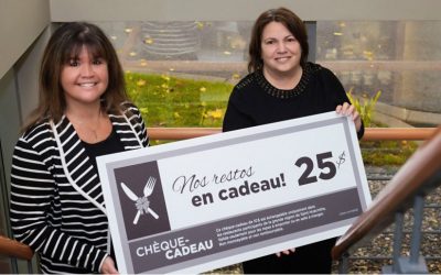 La Chambre de commerce et Saint-Hyacinthe Technopole lancent la 2e édition de « Nos restos en cadeau! »